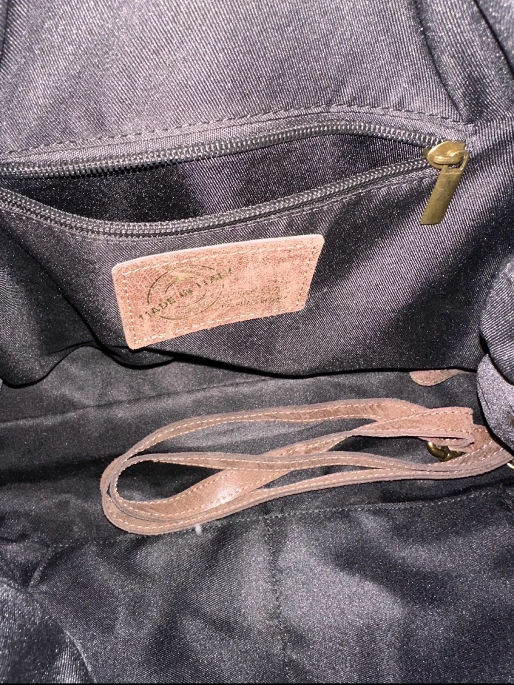 Gave Lux Large Chocolate Brown Leather Satchel NWT